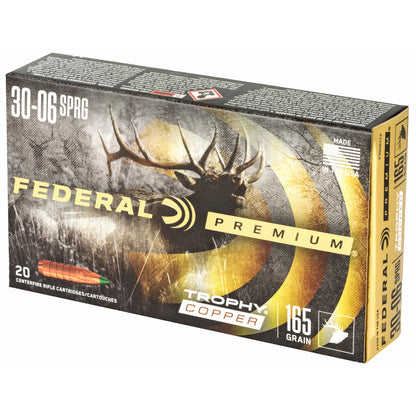Federal Premium Trophy Copper 165-Grain 30-06 Springfield Hunting Ammo (20 Rounds)