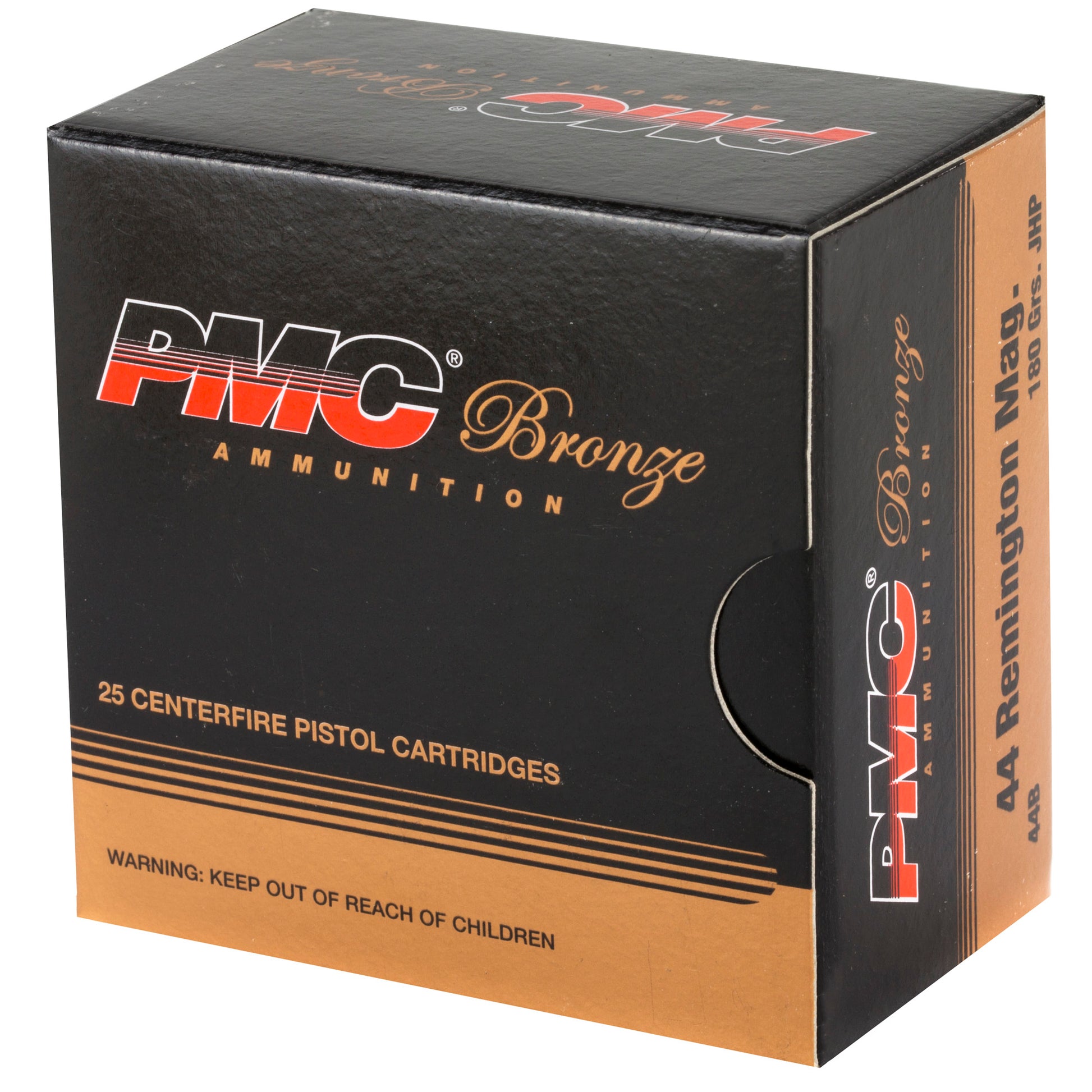 PMC Ammunition Bronze 44 Magnum 180-Grain Hollow Point - Reliable Performance for Target Shooting and Hunting