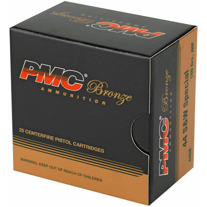 PMC Ammunition Bronze Series .44 Special Hollow Point Ammo * 180 Grain * 25 Rounds Per Box
