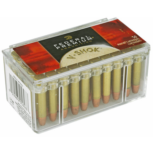 Federal Premium VShok .22 WMR Hollow Point Ammunition - 30 Grain, 50 Rounds