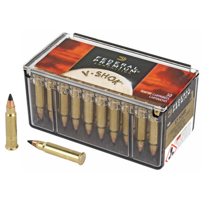 Federal Premium V-Shok 17 HMR 17-Grain V-Max Ammo * High-Performance Varmint Rounds