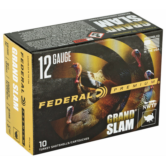 Federal Premium Grand Slam 12 Gauge 3.5 inch Shotshell * 2 oz #5 Lead for Turkey Hunting