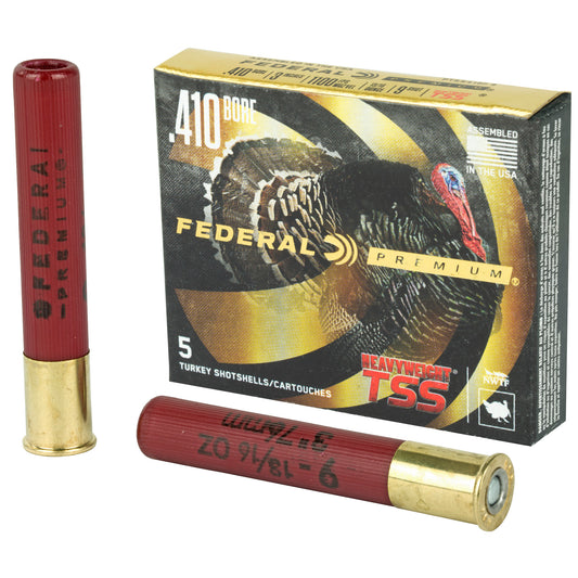 Federal Heavyweight TSS 410 Gauge 3 Inch #9 Shot * High-Performance Tungsten Super Shot for Long-Range Turkey Hunting