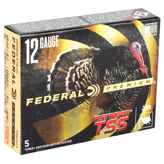 Federal Heavyweight TSS 12 Gauge 3.5-Inch, #9 Shot * 2.25 oz, 50 Rounds per Case