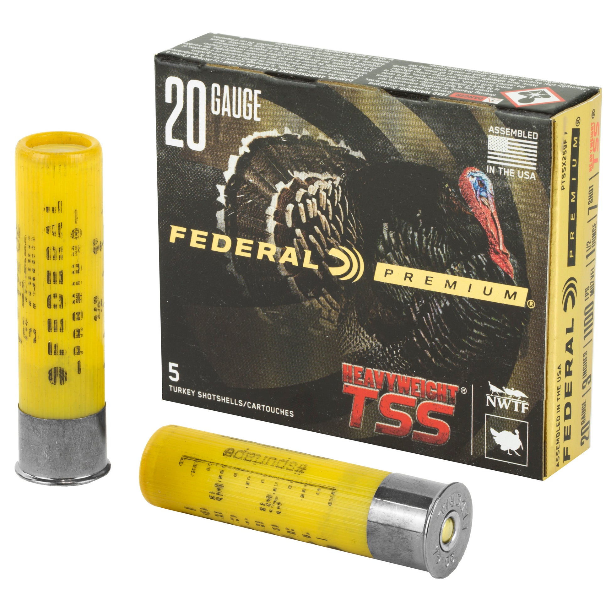 Federal Heavyweight TSS 20 Gauge #7 1 1/2 oz - High-Performance Turkey Hunting Shotgun Ammunition