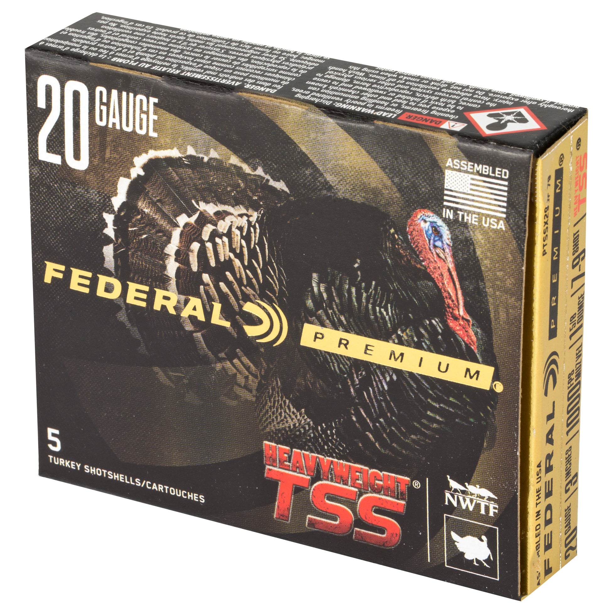 Federal Heavyweight TSS 20 Gauge Shotshells * 1 5/8 oz #7 and #9 for Long-Range Precision