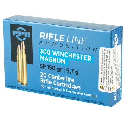 Prvi Partizan PPU 300 Win Mag Soft Point Ammunition * 150 Grain, 20 Rounds Per Box