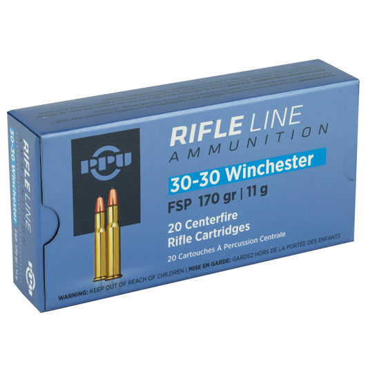 Prvi Partizan PPU 30-30 Winchester Soft Point Rifle Ammunition - 170 Grain, 20 Rounds Per Box