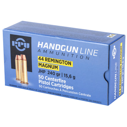 Prvi Partizan PPU 44 Magnum Hollow Point Ammunition - 240 Grain, Box of 50