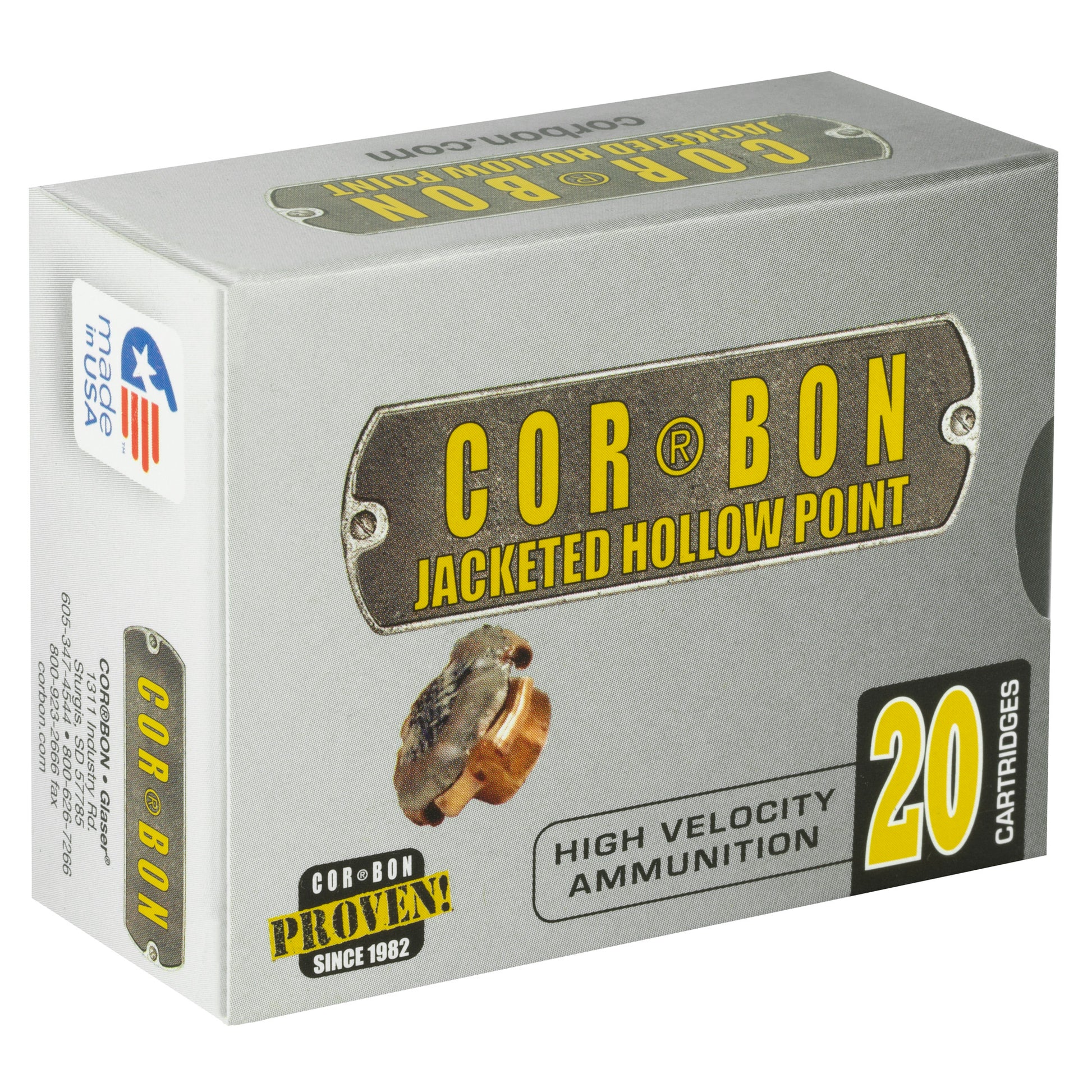 Corbon Ammo 10mm 150-Grain JHP Self Defense Hollow Point Ammunition (20 Rounds per Box, 500 per Case)