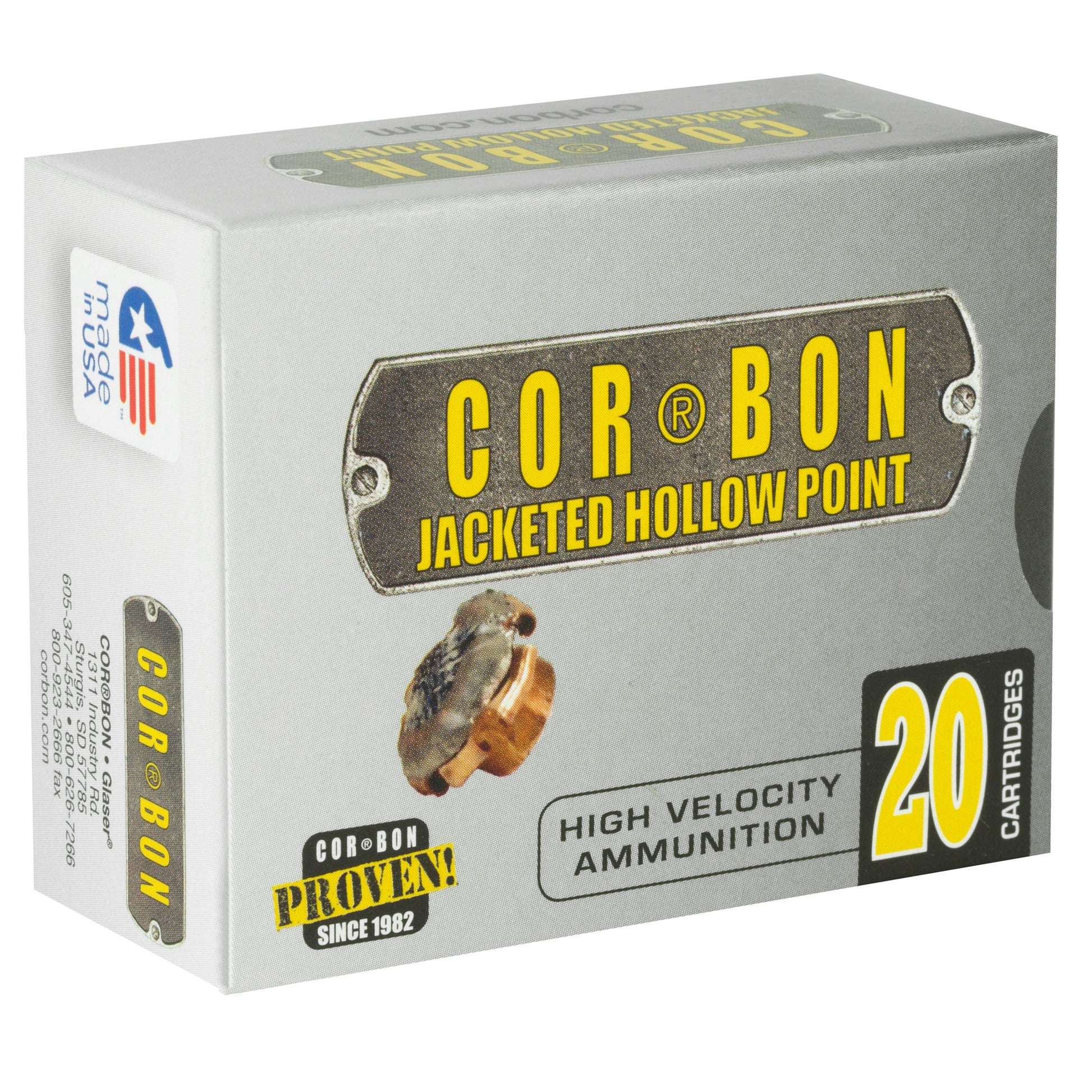 Corbon Ammo 10mm 165 Grain JHP Self Defense Ammunition - Reliable Hollow Point Performance
