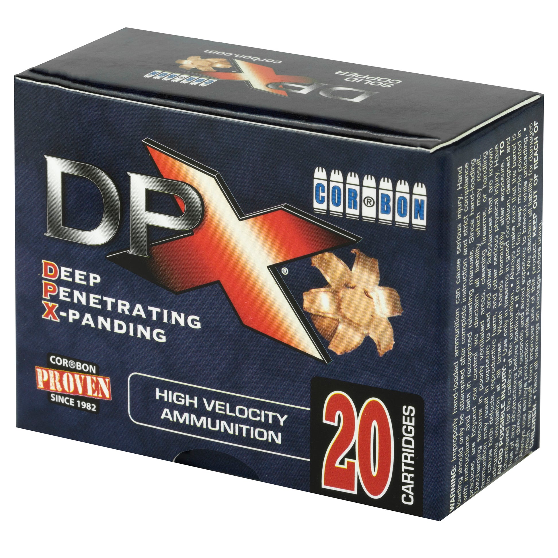 Corbon Ammo DPX 380 ACP 80-Grain Deep Penetrating X Bullet * Superior Barrier Performance