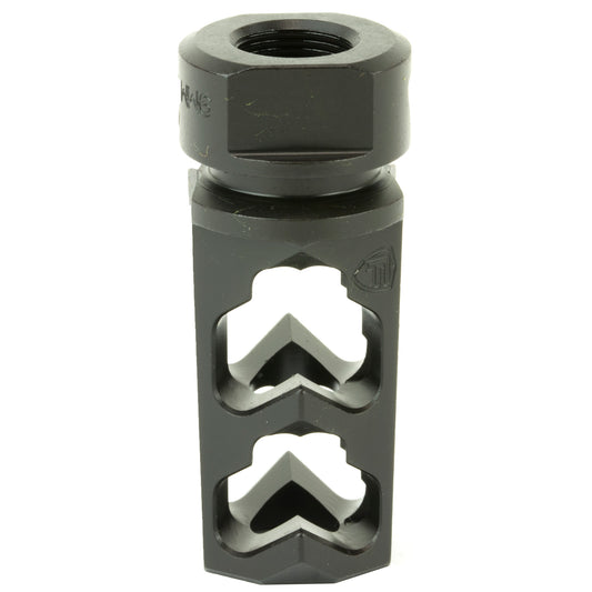 Fortis Manufacturing Inc. 9mm Muzzle Brake - Black, Part Number 9MM-MB-BLK-28