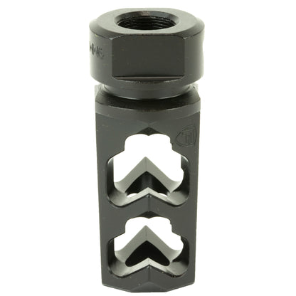 Fortis Manufacturing Inc. 9mm Muzzle Brake - Black, Part Number 9MM-MB-BLK-36