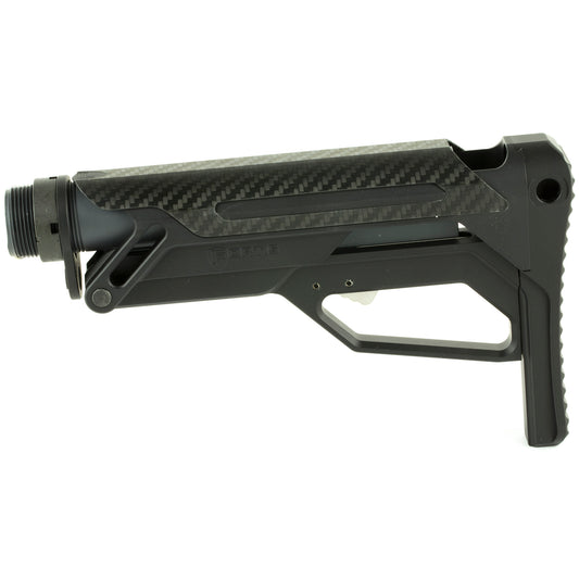 Fortis Manufacturing LA Stock with Buffer Tube Bundle Kit * Black Aluminum Collapsible AR-15 Stock