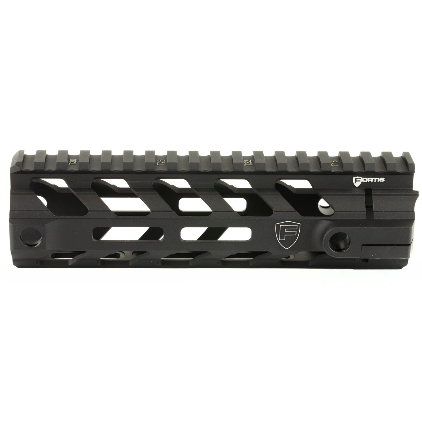 Fortis Manufacturing Rev II Free-Floating AR-15 Handguard with M-LOK Slots, 6.7 inches, Black
