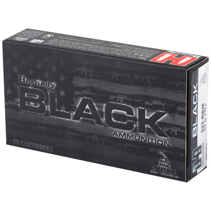 Hornady BLACK .223 Remington 62 Grain FMJ Ammunition - 20 Rounds Per Box