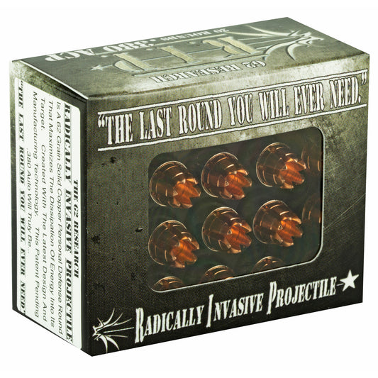 G2 Research G2R RIP 380 ACP 62-Grain Copper Ammunition - 20 Rrounds per Box, 500 per Case