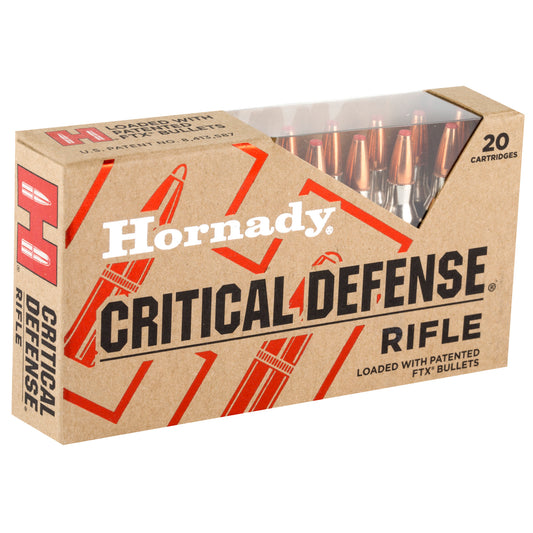 Hornady Critical Defense Rifle Ammunition - 223 Remington, 73 Grain FlexTip, 20 Rounds per Box