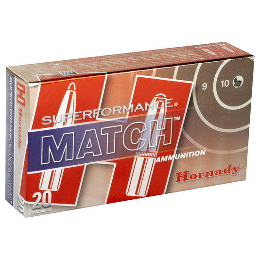Hornady Superformance Match .223 Remington 75 Grain Boat Tail Hollow Point Ammunition, 20-Round Box