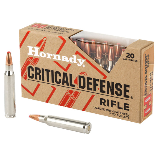 Hornady Critical Defense .223 Remington 55-Grain FlexTip Rifle Ammunition (20 Rounds)