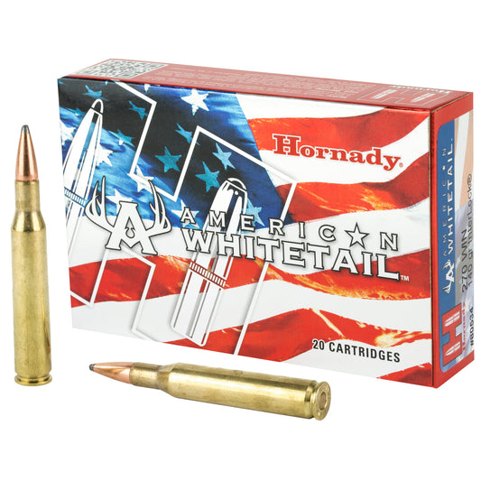 Hornady American Whitetail 270 Winchester 140 Grain InterLock Ammunition - Reliable Deer Hunting Load