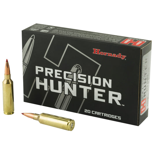 Hornady Precision Hunter 270 Winchester Short Magnum 145-Grain ELD-X Match-Accurate Hunting Ammunition - Box of 20