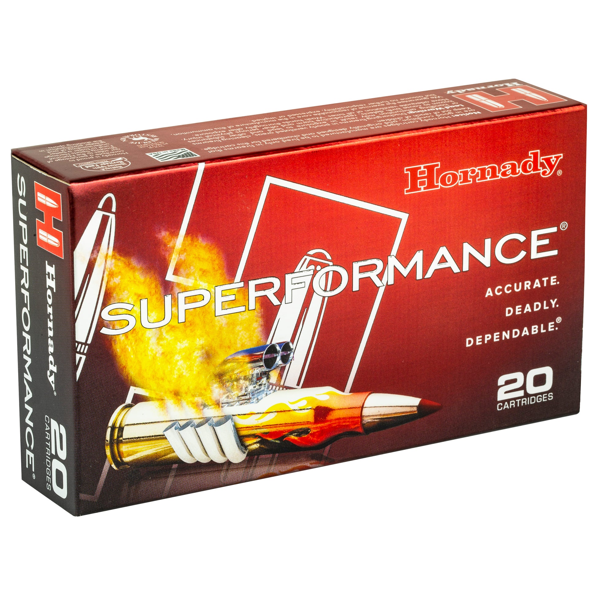 Hornady Superformance SST 7mm-08 Remington Rifle Ammunition * 139 Grain, Box of 20