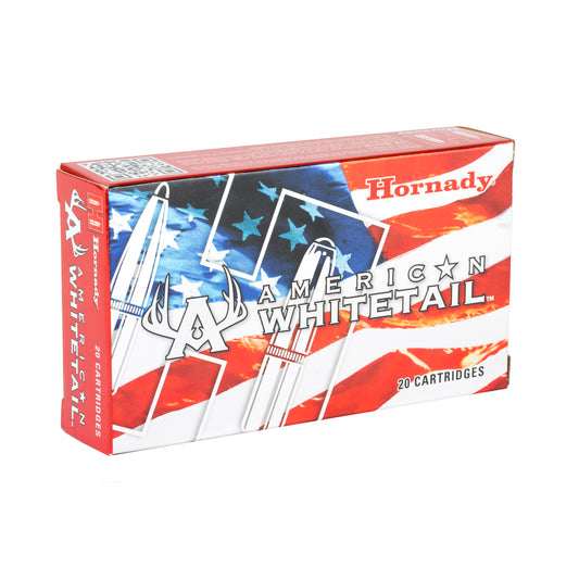 Hornady American Whitetail 7mm-08 Remington Ammo - 139 Grain InterLock for Deer Hunting