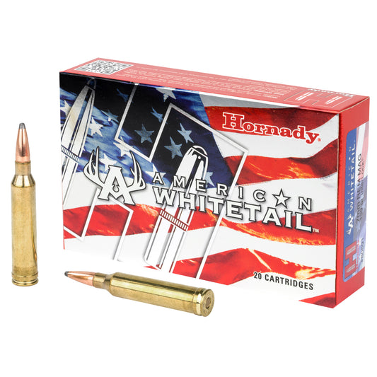Hornady American Whitetail 7mm Remington Rifle Ammunition - 139 Grain InterLock, 20 Rounds