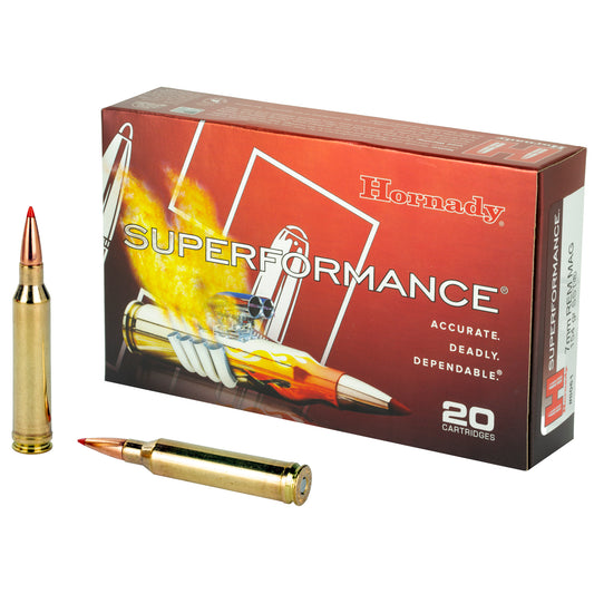 Hornady Superformance 7mm Remington 154-Grain SST Rifle Ammunition (20 Rounds per Box, 200 per Case)