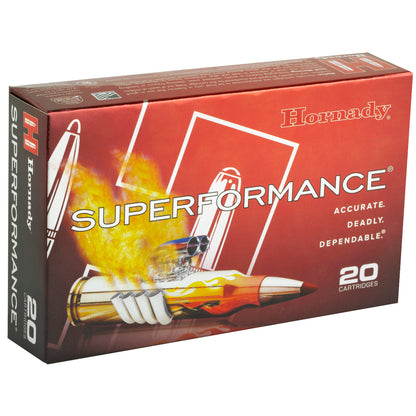 Hornady Superformance SST 7mm Remington Magnum Ammo - 162 Grain, Box of 20