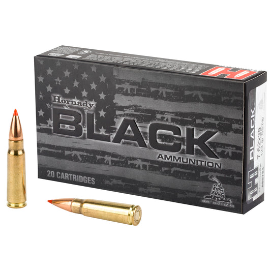 Hornady BLACK 7.62x39mm 123 Grain SST Ammunition * Versatile Performance for Your Rifle