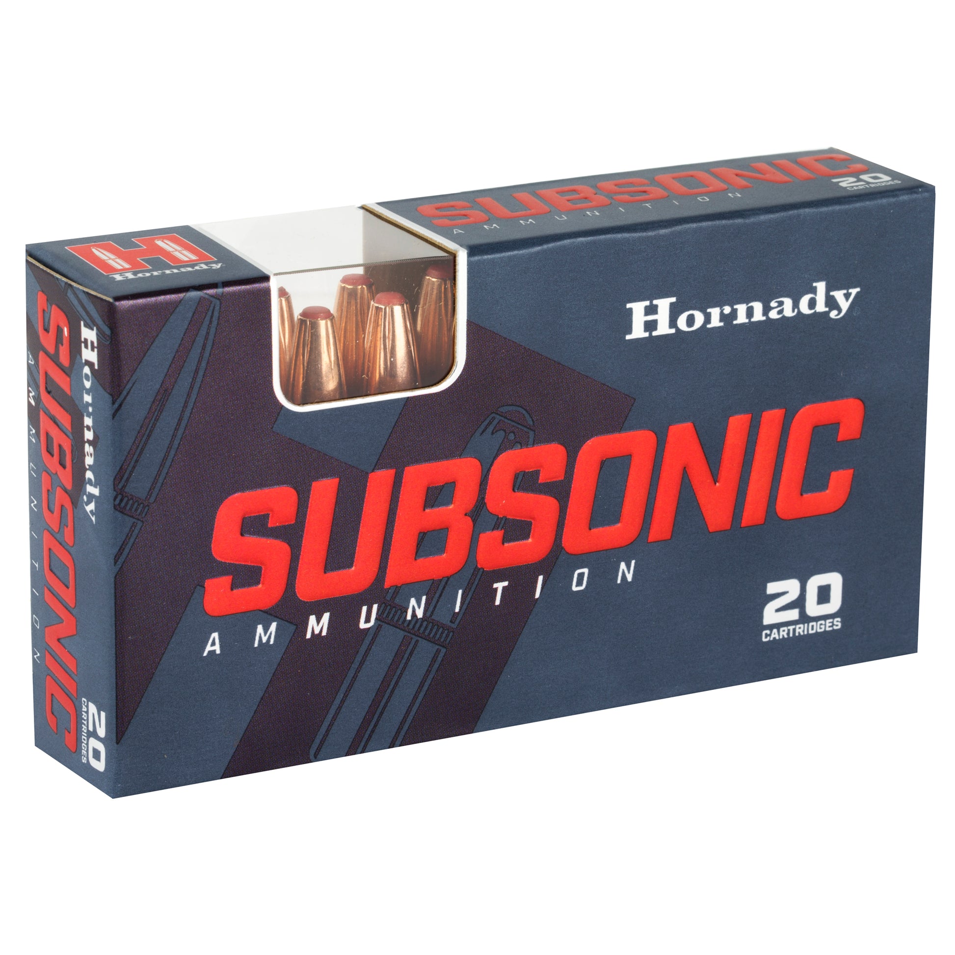 Hornady 300 Blackout Subsonic Ammunition 190 Grain Sub-X * Reliable Low-Velocity Expansion for Suppressed Shooting