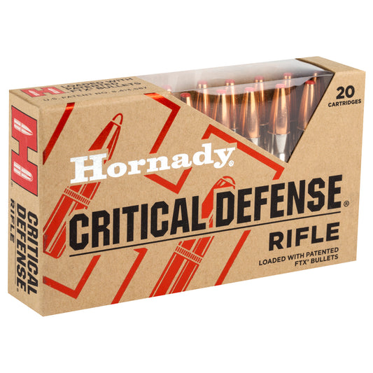Hornady Critical Defense 308 Winchester 155 Grain Flex Tip Rifle Ammunition (20 Rounds)