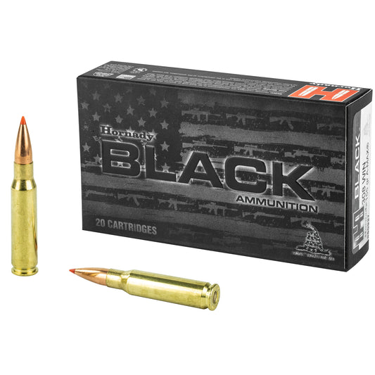 Hornady Black .308 Winchester 155 Grain A-Max Ammunition * 20 Rounds per Box, 200 Rounds per Case