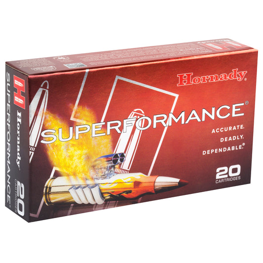 Hornady Superformance 150 Grain SST Rifle Ammunition for 308 Winchester - 20 Rounds Per Box