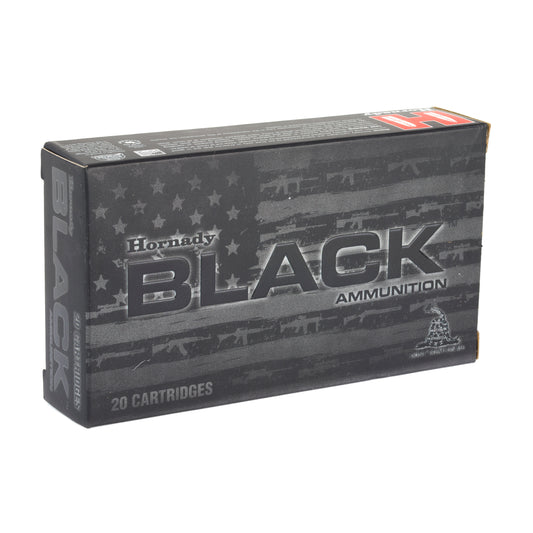 Hornady BLACK 308 Winchester 168 Grain AMAX Ammo - 20 Rounds per Box, 200 Rounds per Case