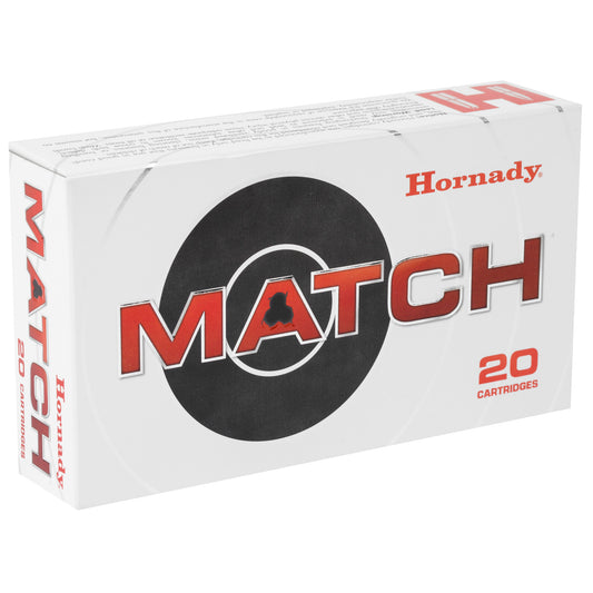 Hornady 308 Winchester 168 Grain BTHP Match Ammunition * Precision Boat Tail Hollow Point Cartridges