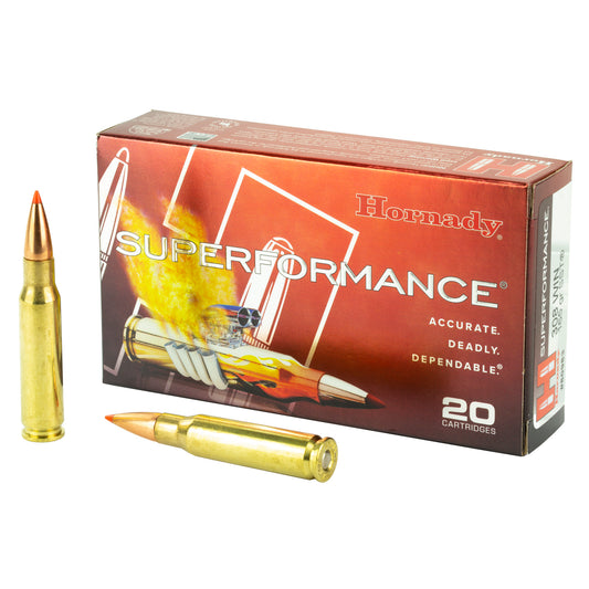 Hornady Superformance SST 165 Grain .308 Winchester Ammunition (20 Rounds / Box, 200 Rounds / Case)