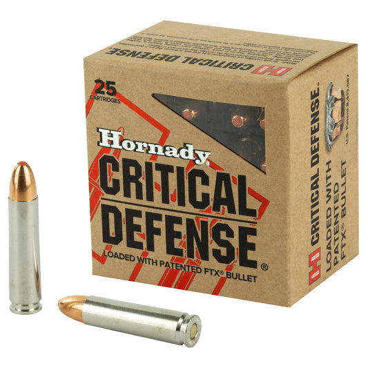 Hornady Critical Defense 30 Carbine 110 Grain FlexTip Ammo - 25 Rounds Per Box