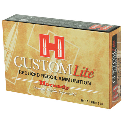 Hornady Custom Lite 30-06 Springfield 125 Grain SST Ammunition - Reduced Recoil for Hunting and Sport Shooting