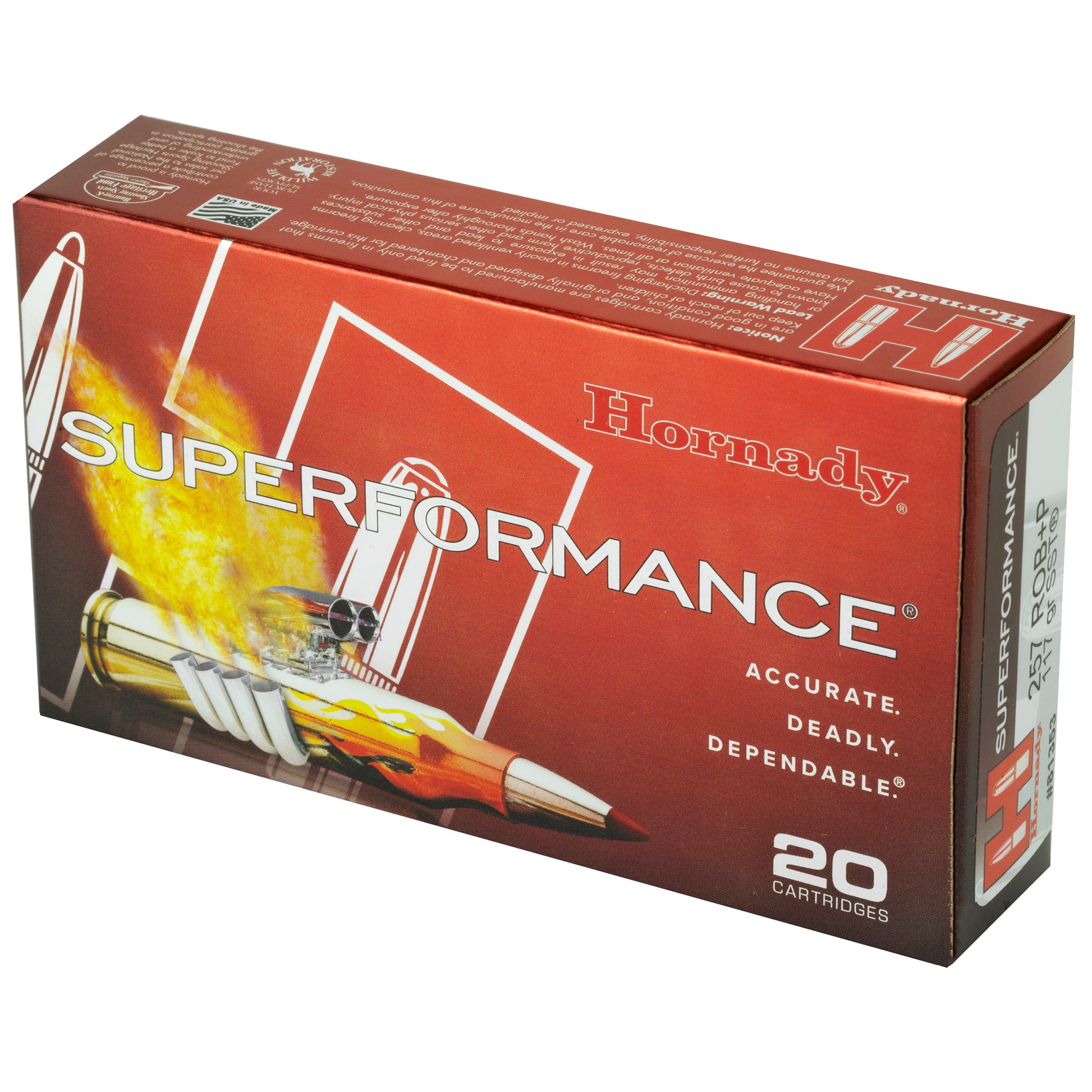 Hornady Custom InterLock .250 Savage 100 Grain Soft Point Bullets (20 Rounds per Box, 200 per Case)
