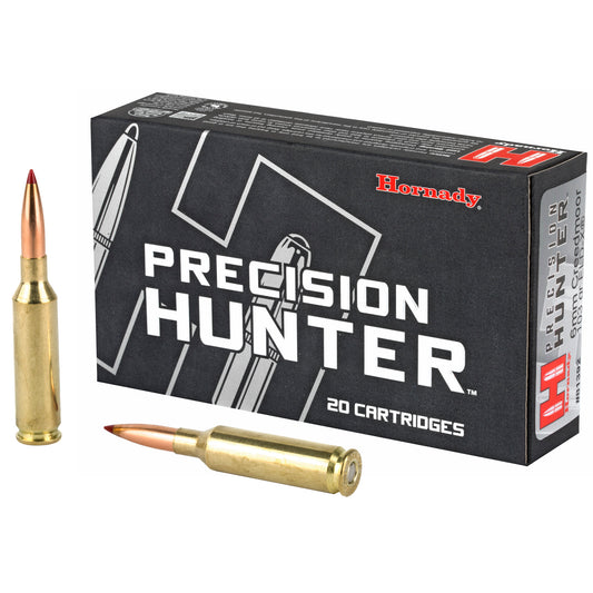 Hornady Precision Hunter 6mm Creedmoor ELD-X 103 Grain Ammo - High-Performance Match-Accurate Hunting Cartridge