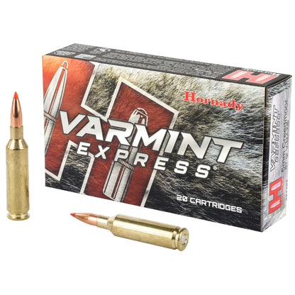 Hornady Varmint Express 6mm Creedmoor 87 Grain V-Max Ammunition - Pack of 20