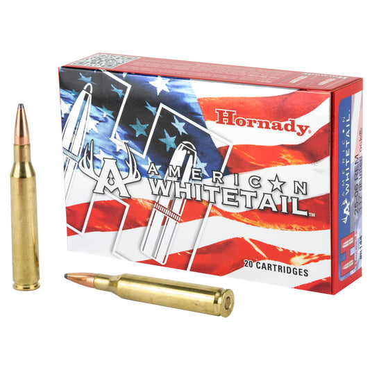Hornady American Whitetail 25-06 Remington 117 Grain InterLock Rifle Ammunition * Pack of 20