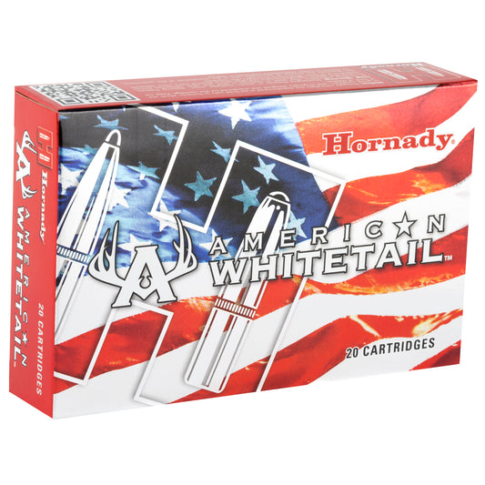 Hornady American Whitetail 25-06 Remington 117 Grain InterLock Rifle Ammunition * Pack of 20