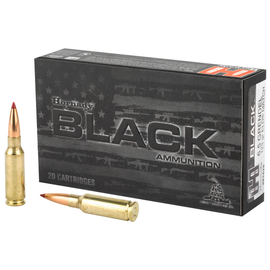 Hornady BLACK 6.5 Grendel ELD Match Ammunition * 123 Grain, Box of 20