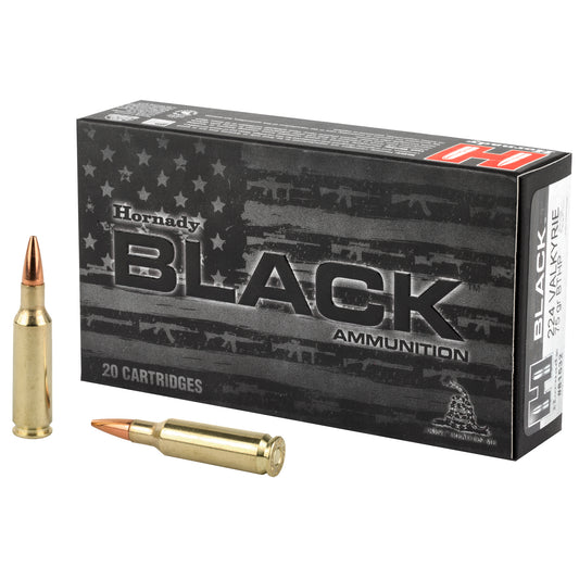 Hornady Black 224 Valkyrie 75 Grain Boat Tail Hollow Point Bullets (20 Rounds per Box)