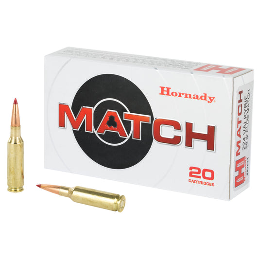 Hornady 224 Valkyrie ELD Match 88 Grain Rifle Ammunition * Precision Accuracy for Long-Range Shooting